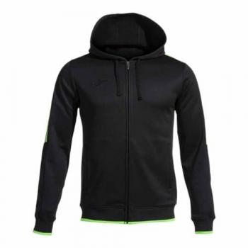 Joma Olympiad Full Zip Sweatshirt Black/Fluorescent Green 4XL