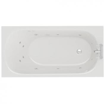 Compact 1400mm x 700mm Single Ended Whirlpool Bath with 12 Jets