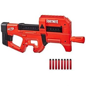 Nerf Fortnite Compact SMG Motorized Dart Blaster, Ultra Red Wrap, 8-Dart Internal Clip, Includes 8 Nerf