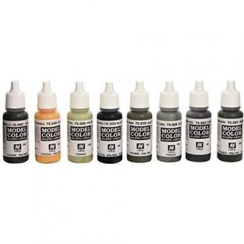 Pack 8ML Gris Champ Allemand pour uniformes WWII