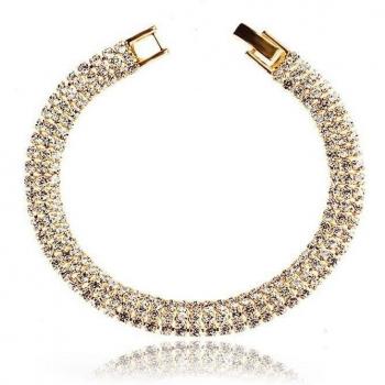 Pulsera de Tenis Elegante con Brillantes