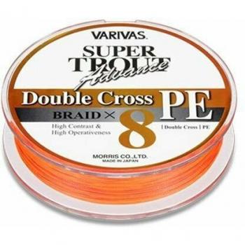 Varivas PE-Linie Trout Advance Doppelkreuz 100 m Orange PE 1/10 lb (7317) Orange