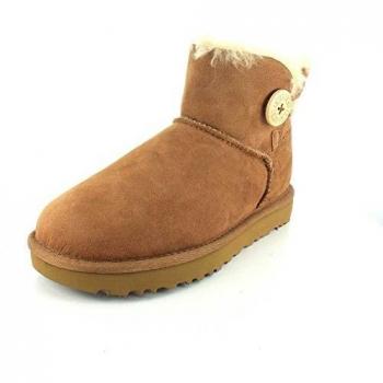 UGG Mini Bailey Button II Classic Boot, Chestnut, EU 42