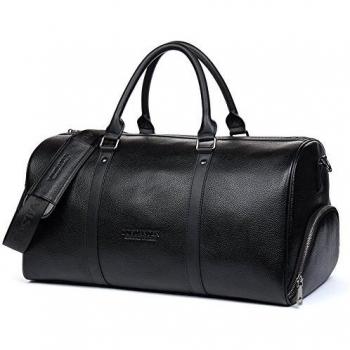 Men's Curo Leather Outdoor Gym Duffel and Weekender