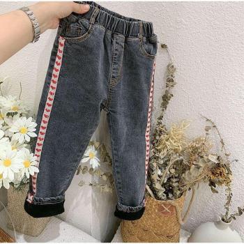Pantalones de dos colores para niña de 3 a 7 años