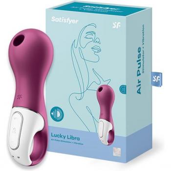 Satisfyer Lucky Libra Machine Aspiration Clitoridienne Berry 1ut