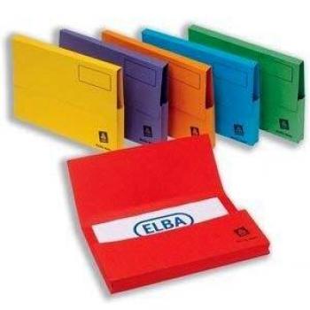 Elba Coloured Document Wallet 290gsm Assorted Pack of 25