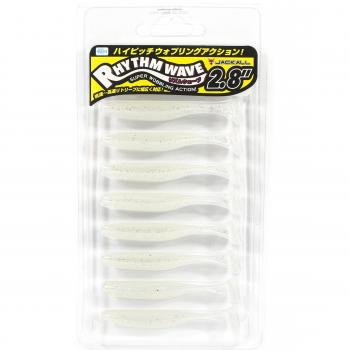Jackall Gummifisch 2,8 Zoll Rhythm Wave Albino Sexy