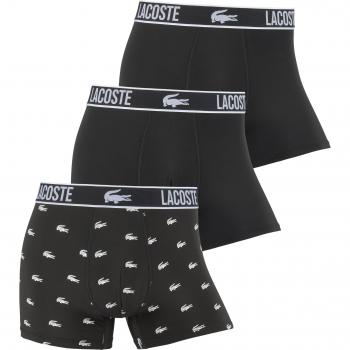 Lacoste Herren Unterwäsche Trunks 3er-Pack Größe S