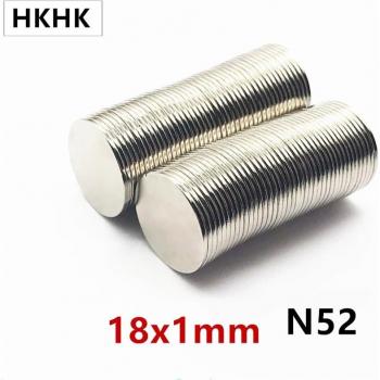 Imán de Neodimio N52 18x1mm Fuerte