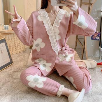 Fdfklak Thick Nursing Pajamas for Maternity