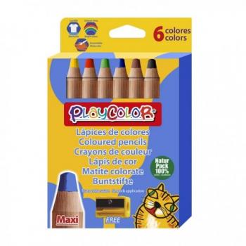 **Playcolor Plus: Lápices de Colores Surtidos + Sacapuntas