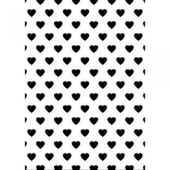 Matrice d'embossage Coeurs 13 x 18 cm