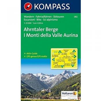 Ahrntaler Berge/i Monti Della Valle Aurina: Wandern / Rad / Skitouren. Carta Escursioni / Bike / Sci Alpinismo. Gps-Genau. 1:25.000