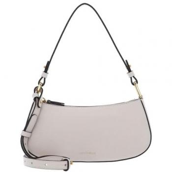 Sac Bandoulière Coccinelle Merveille Cuir Crème Femme Taille Unique