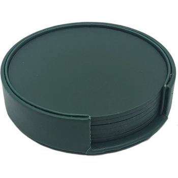 Silicone napperon café – Sous‑verre 6 pièces, couleur noire