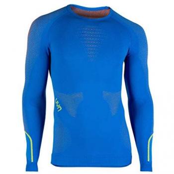 UYN Männer Ambition LT Langarmshirt, Blau, L-XL