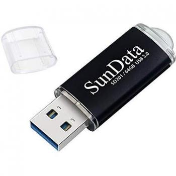 SunData Memoria USB 64GB Diseño Compacto USB 3.0