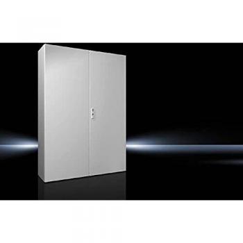 Rittal AX 1114.000 Quadro elettrico in lamiera d'acciaio, dimensioni 1000 x 1400 x 300 mm, colore grigio (RAL 7035), grado di protezione IP