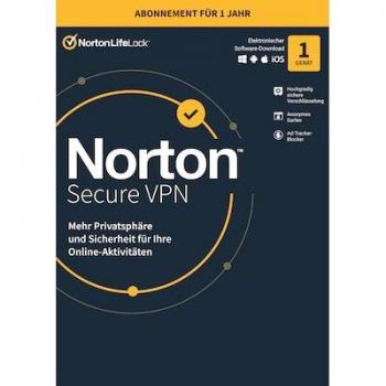 Norton LifeLock Secure VPN 1 Device 1 Year Download