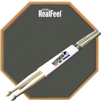 Evans RF-6GM 6 Übungspad mit Sticks