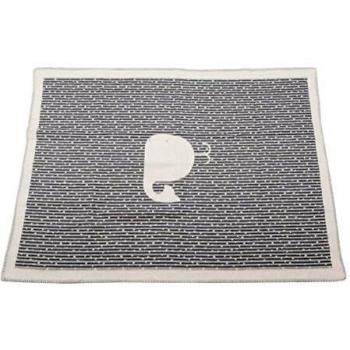 Baby‑ und Kinderbettdecke: Finn Wal Filz 100/130