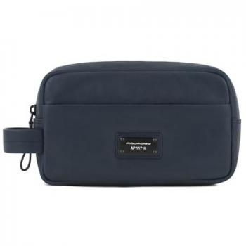 Piquadro Harper Toilet Bag Leather 23 cm Night Blue