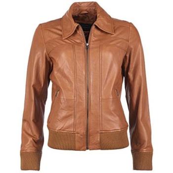 Cognacfarbener Blouson JCC für Damen