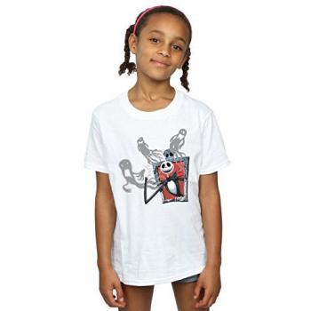 T-shirt blanc Disney Nightmare Before Christmas 7-8 ans