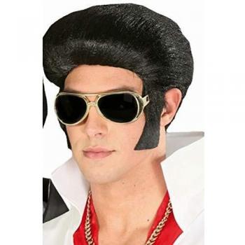 Parrucca Elvis Rocker con Basette