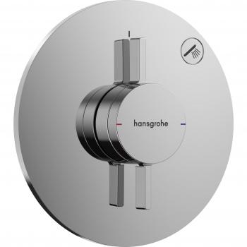 Grifo Monomando de Ducha Hansgrohe DuoTurn S, Empotrado, 1 Función, Mezclador para iBox Universal 2, Cromo