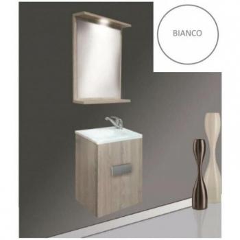 Specchio Bianco Mobile Charlie – Sistema Sospeso