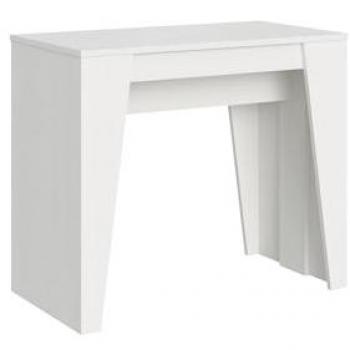 Consola Anvar 90x48/308 cm con Acabado Fresno Blanco