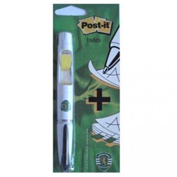 Caneta Esferográfica Post-it Duo 0,5mm com 50 Marcadores Post-it Index Sporting
