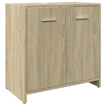 Gabinete para Lavatório 60x33cm Madeira Carvalho Sonoma