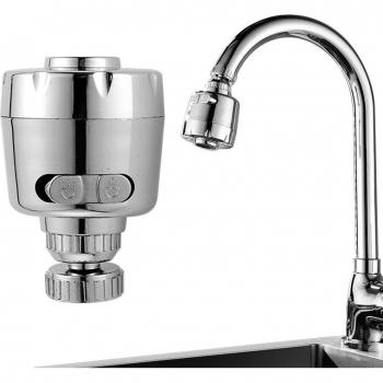 Cabezal de fregadero con 2 modos, rotación 360°, ahorro de agua a presión