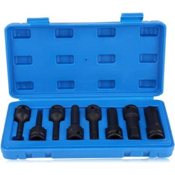 Kit de llaves hexagonales de 1/2” para coche – 8 piezas