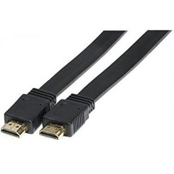 High‑Speed Flat HDMI 5 m Cable with Ethernet – Black