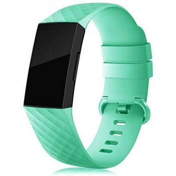 Cinturino Sostitutivo RIOROO per Fitbit Charge 3/Charge 4 in Blu