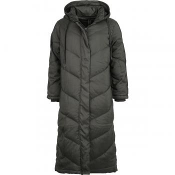 Manteau Noir Rockabilly QED London, Mi-Long, Taille XS–XL, Femme