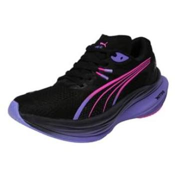 Puma Deviate Nitro 3 Women’s Running Shoes – Black Lilac Pink, Size 41