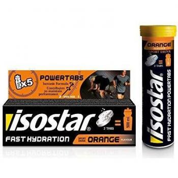Powertabs Isostar Naranja 10x12 g