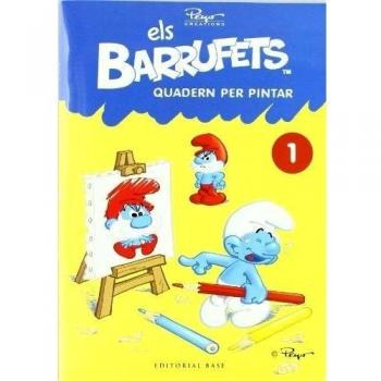 Els barrufets. Quadern per pintar, 1 (Tapa blanda).
