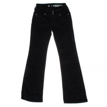 Gap Samt-Schlagjeans 484121M Mädchen Schwarz, 12A, 152 cm