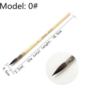 Paul Rubens Multi-Usage Bois Cuisson Vernis Écureuil Cheveux Aquarelle Brosse Art Fournitures