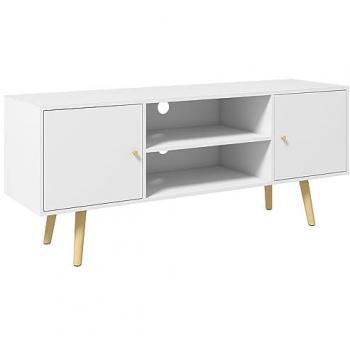 HOMCOM TV Unit Cabinet (TV Up To 55'') w/ Shelves