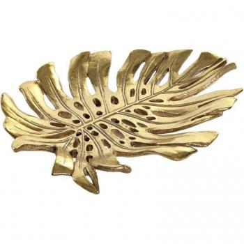 Harzschale in Gold DKD Home Decor (24 x 19 cm)