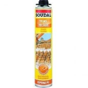 Soudal | Espuma para teja pistola gris 750ml