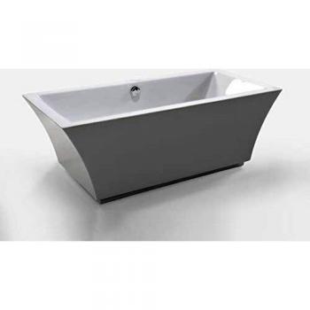 Simba White Freestanding Bathtub 170 x 80 cm
