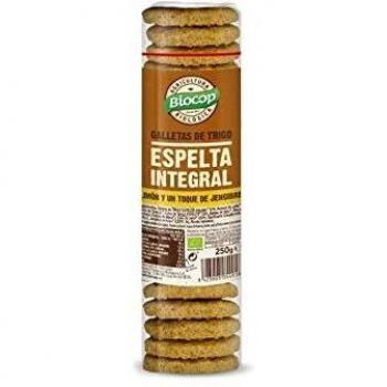 Biocop Galletas Espelta integral Jengibre Limón Bio 250g